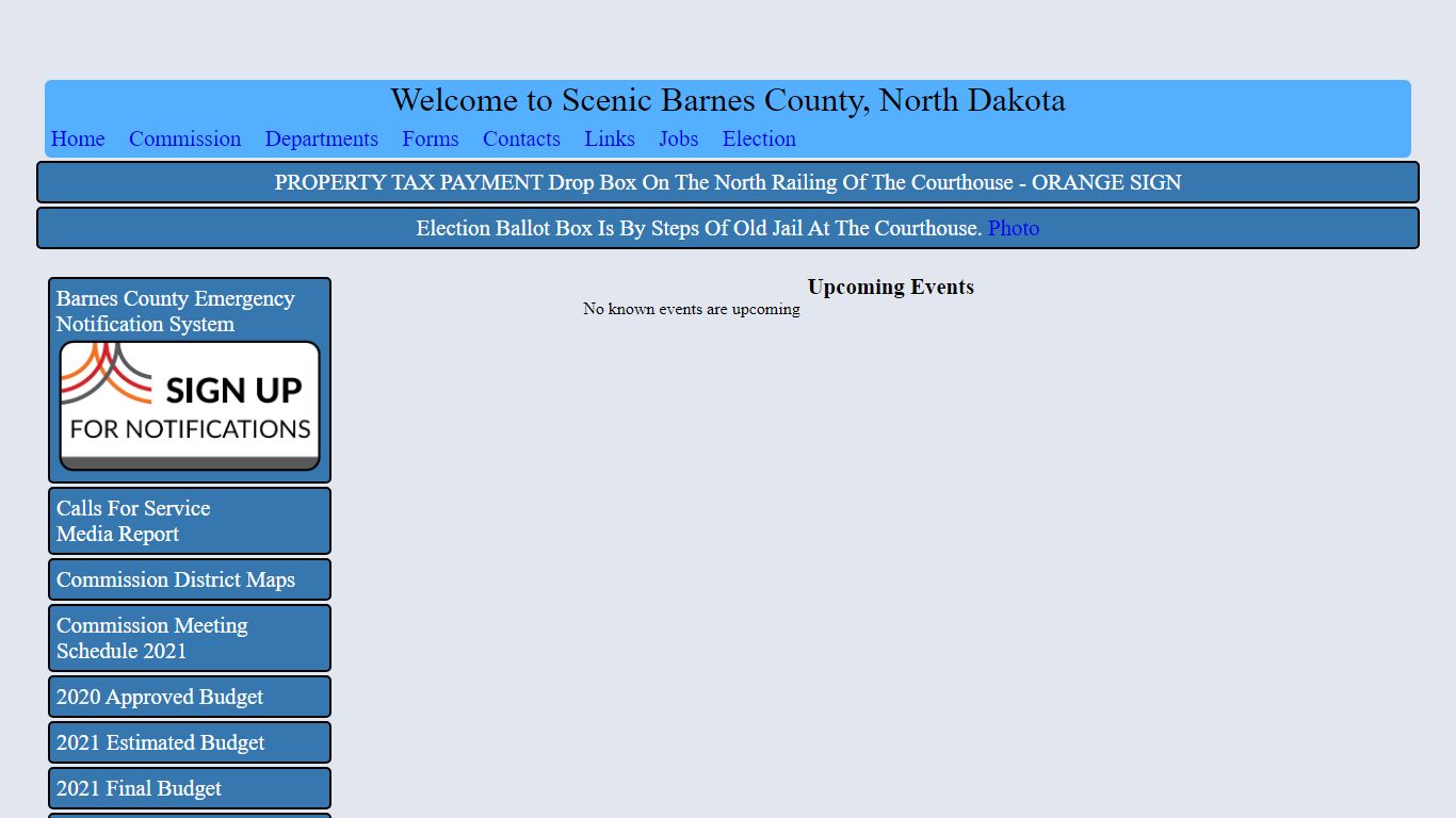 Barnes County Webpage
